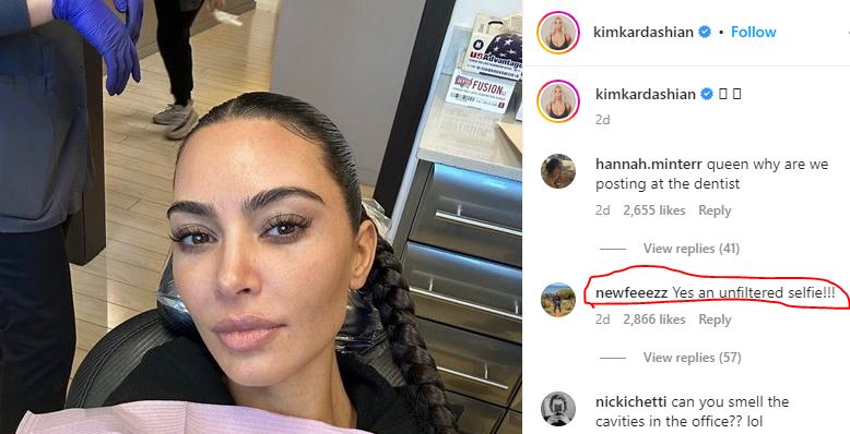 Kim Kardashian's Unfiltered Selfie Created The Mega Buzz on Instagram